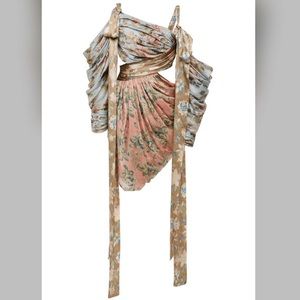 Zimmermann Unbridled Elixir Silk Mini Dress